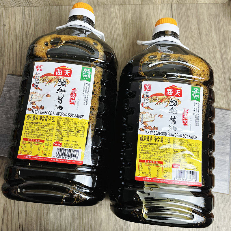 海天海鲜酱油4.9L一级酿造酱油