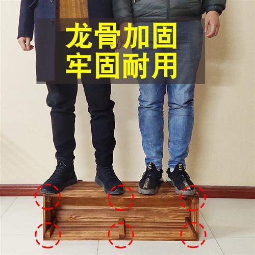 多肉长方形花盆防腐木花箱长条型大号木质种菜盆花池阳台植物花槽