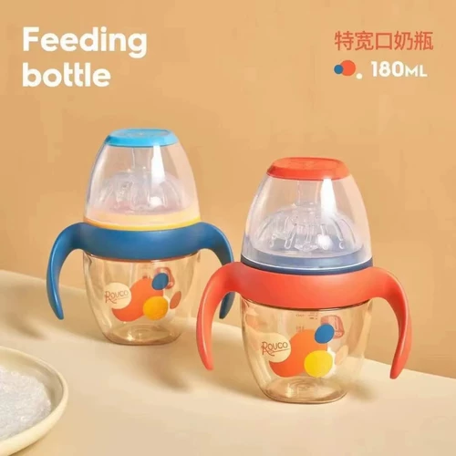 Бутылочка для кормления, ручка для новорожденных, детская соска, широкое горлышко
