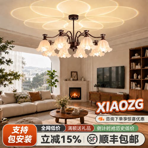 2026新款中古风法式客厅吊灯