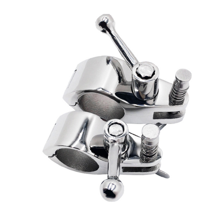 316不锈钢扳手管夹 22MM 游艇遮阳棚配件 管子链接配件 管夹