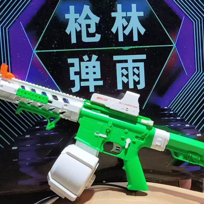 湖南怀化游乐气炮枪厂家生产吃鸡游戏真人版CS项目枪林弹雨气炮枪