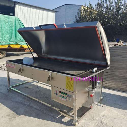 商用煎包炉煎饺锅贴机1米铁锅馒头机2米加长地锅馍机