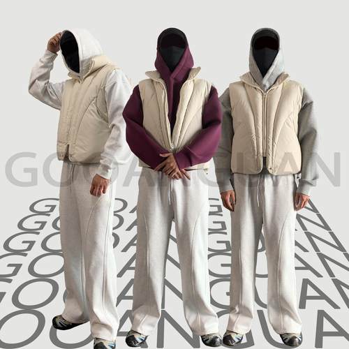 GOOANGUAN结构马甲短款背心