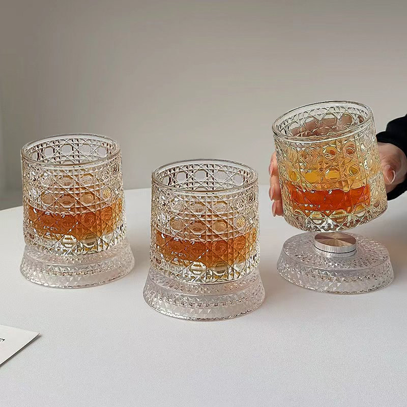 抖音同款网红威士忌发光旋转酒杯转转杯洋酒高级感玻璃杯带灯杯子,餐饮具,洋酒/威士忌杯,淘宝优惠券,粉丝福利购,淘宝优惠卷