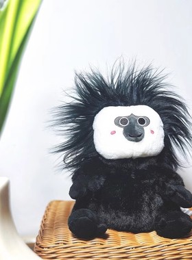 南京红山动物园文创大头发量潦草炸毛长发杜杜长毛杜杜毛绒玩具偶