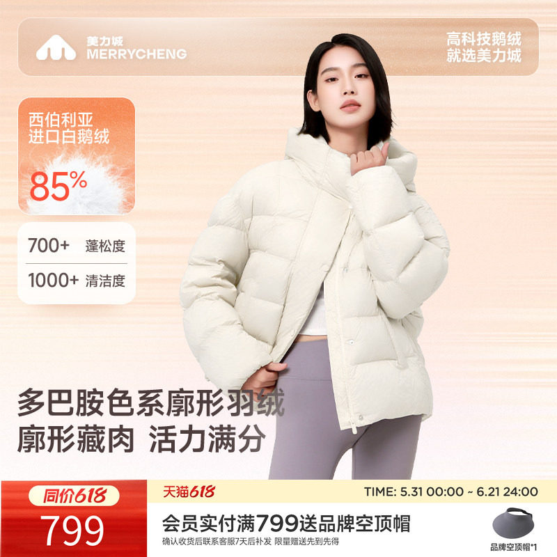 美力城防水耐磨羽绒服