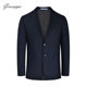 西服单西平驳领羊毛男士 乔治白新款 商务两粒扣正装 职业结婚西服