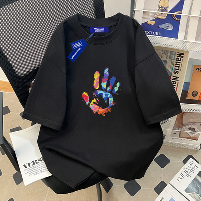 Wassupuosne短袖2025夏季纯棉t恤