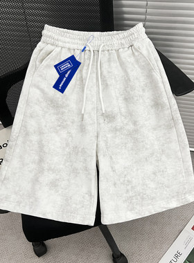【官方正品】新款蜡染纯棉短裤男
