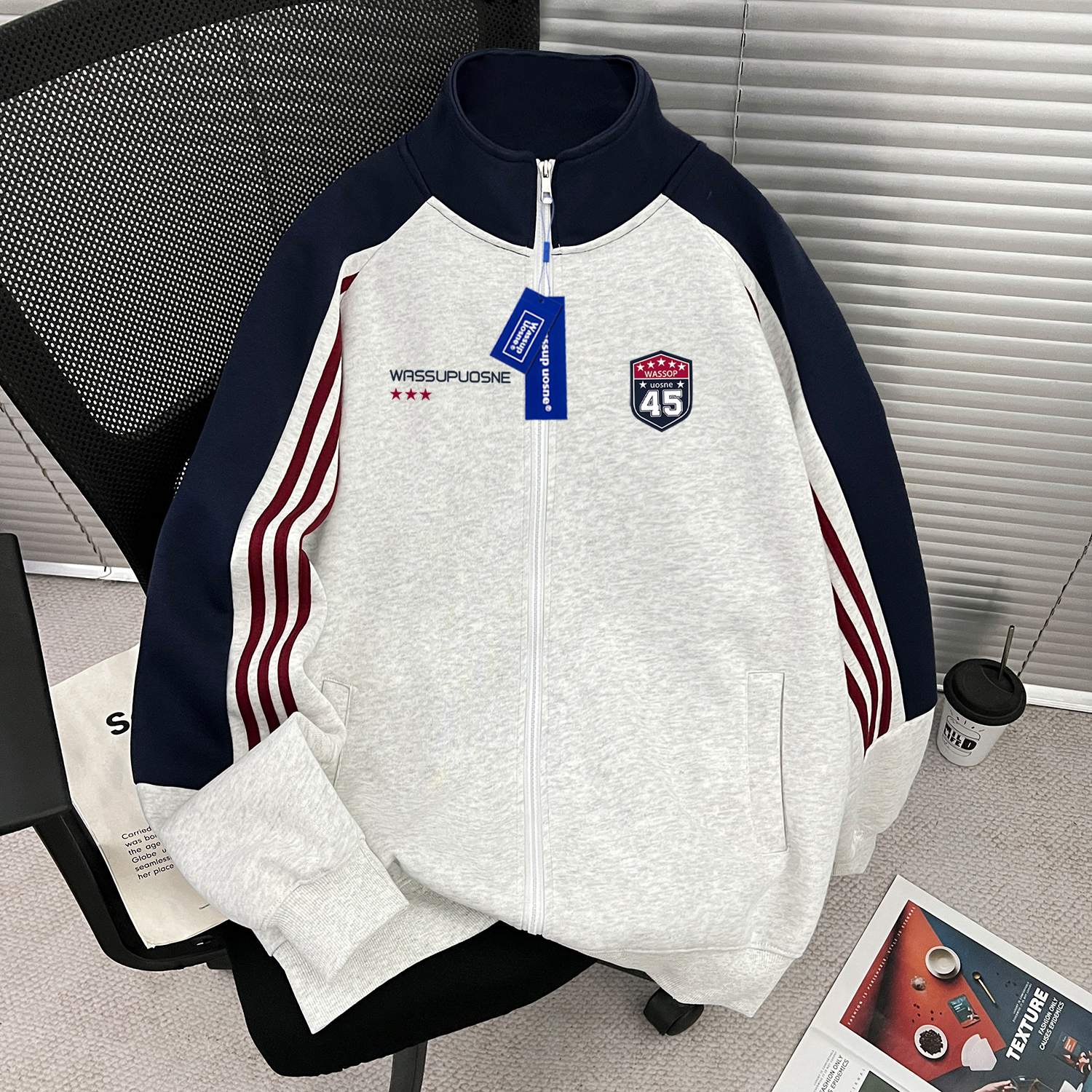 【官方正品】WASSUP美式立领外套