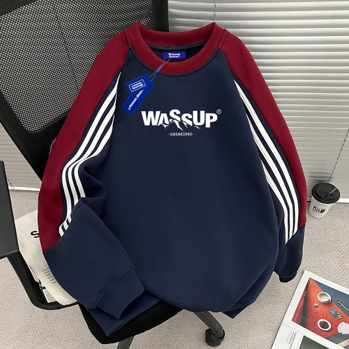 【官方正品】WASSUP重磅插肩卫衣