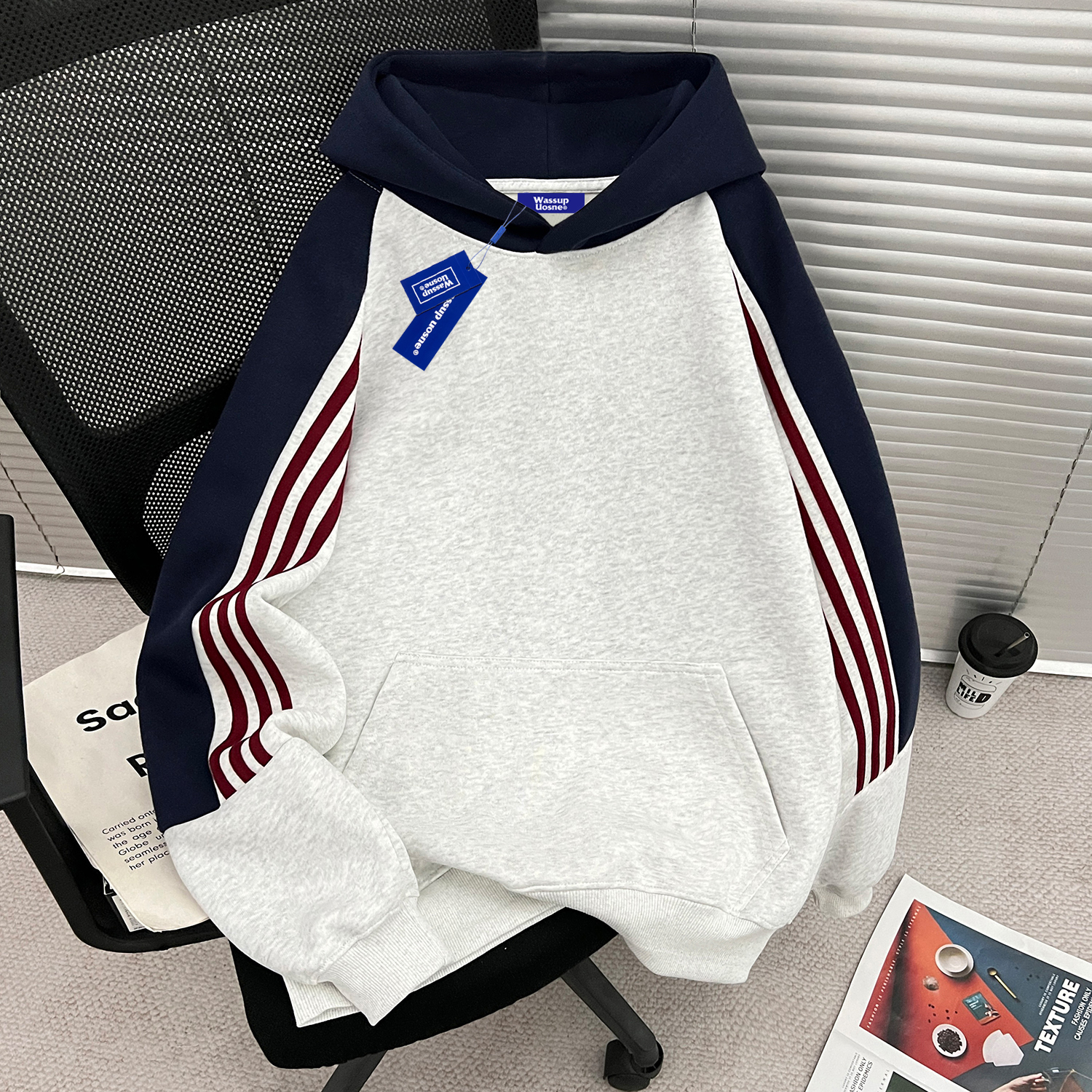 【官方正品】WASSUP重磅连帽卫衣