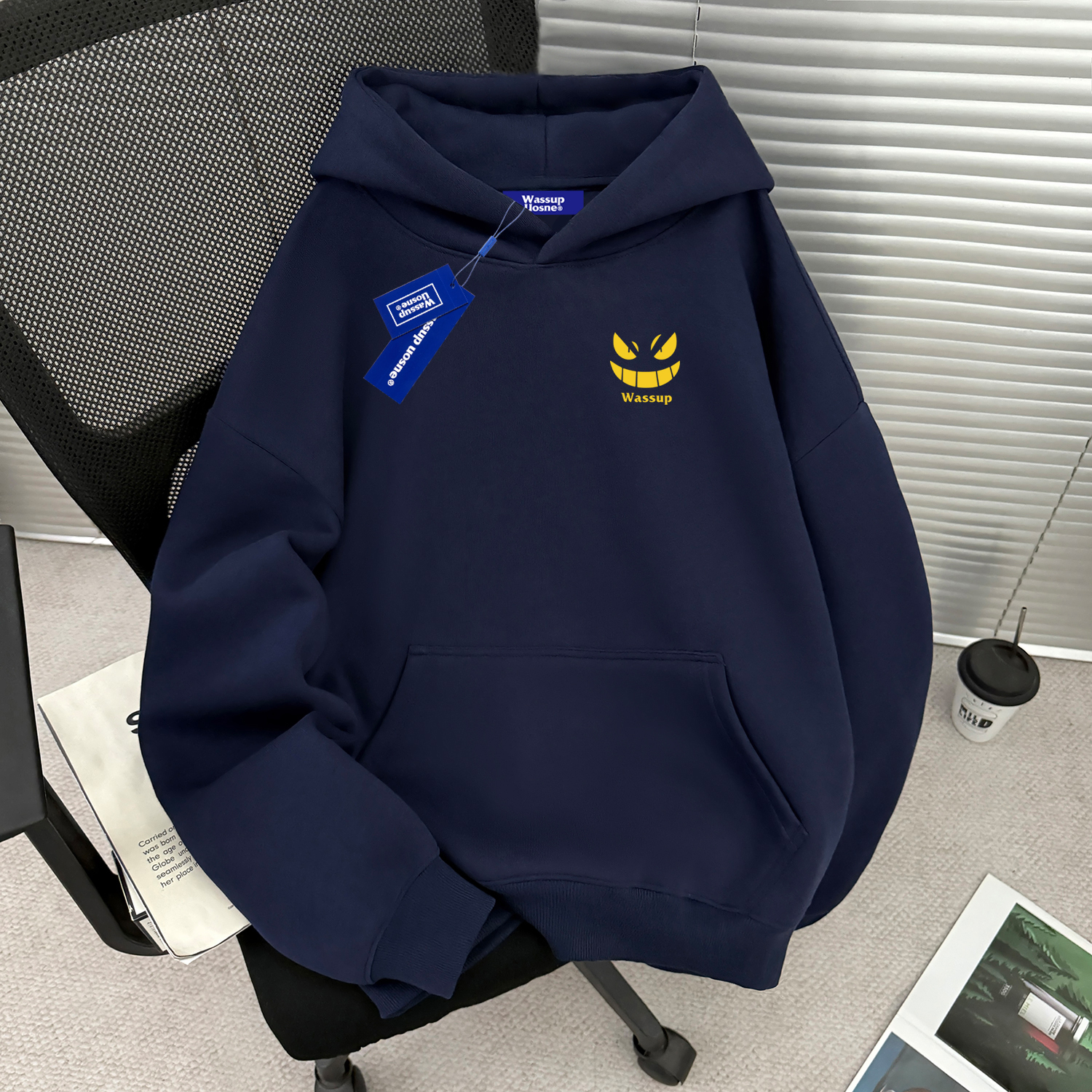 【官方正品】WASSUP重磅连帽卫衣