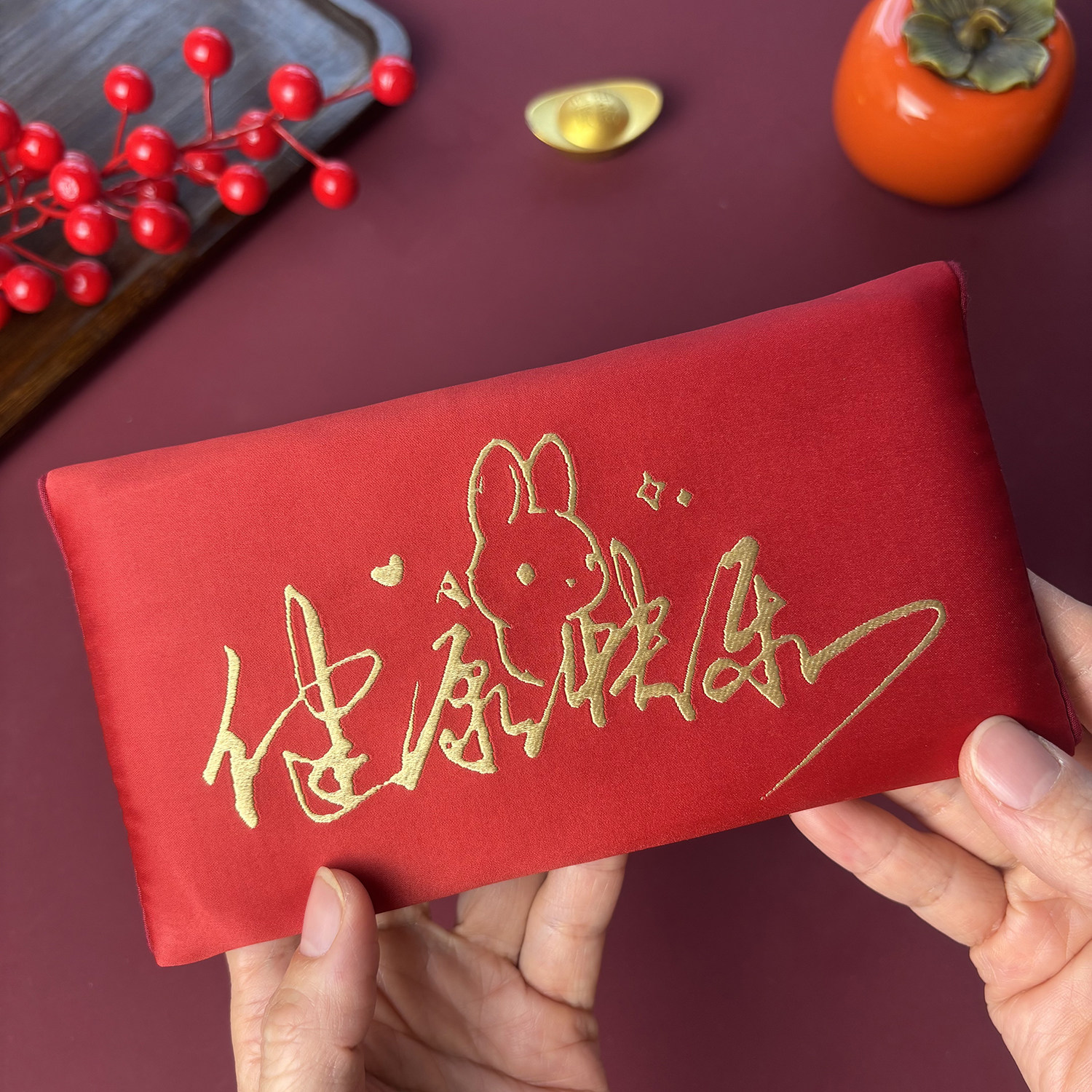 新年红包2026新款可爱个性高档马年过年给儿童小孩布艺压岁钱包袋