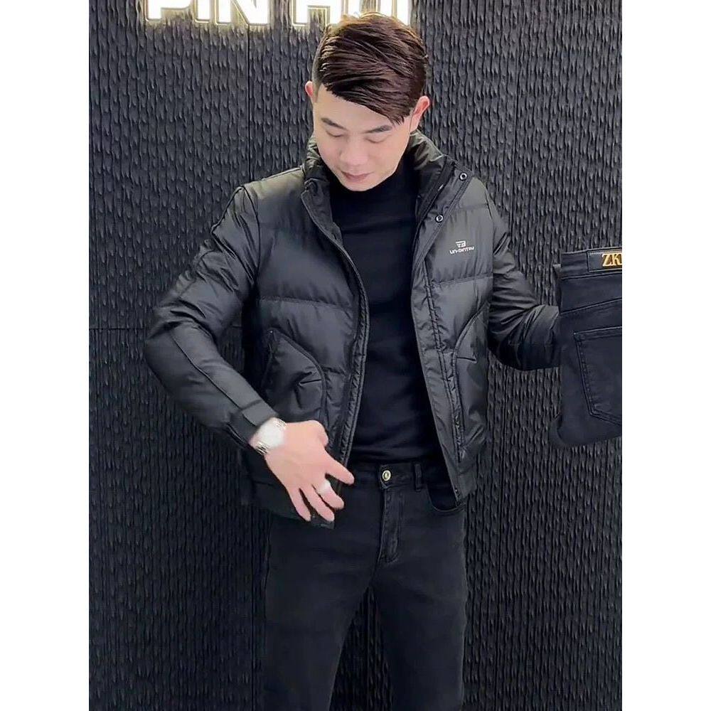 轻薄羽绒棉服男装2025年新款男士大口袋设计感冬季外套短款男潮牌