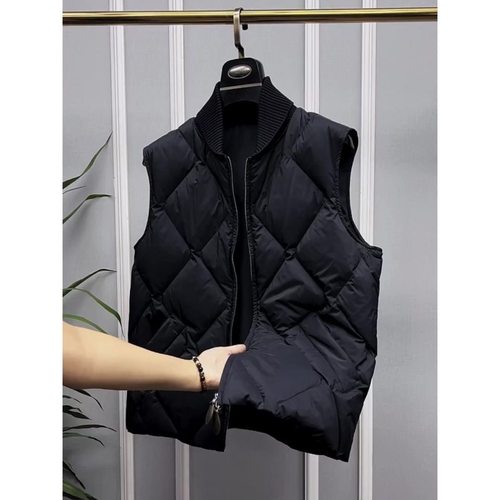 2026秋冬新款男士潮牌立领棉马甲外套时尚百搭潮流保暖棉服马甲