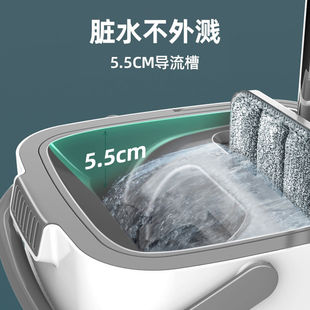 刮刮乐懒人拖把家用一拖净室内干湿两用平板拖布免手洗平拖地神器