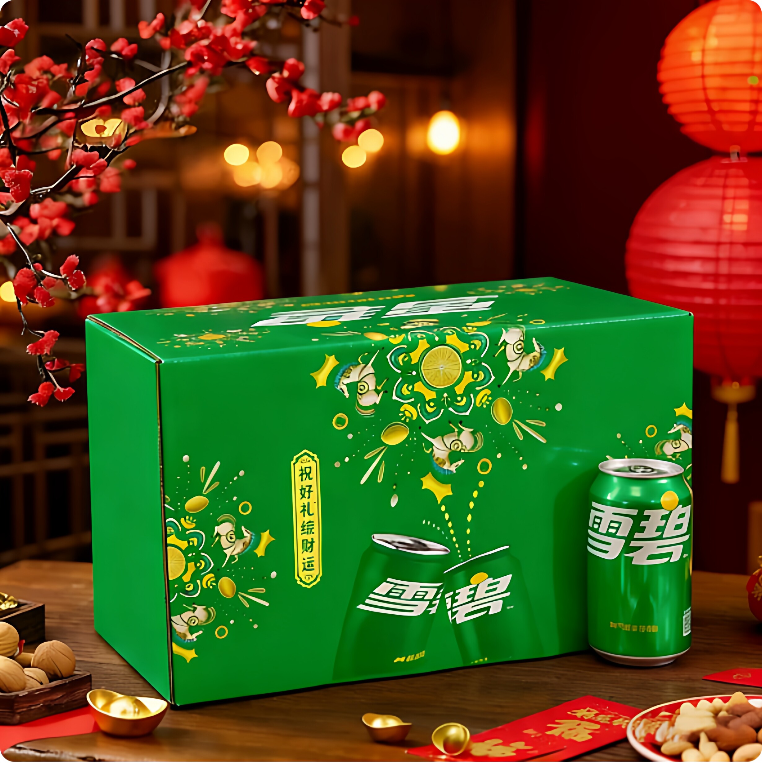 可口可乐马年限定经典可乐礼盒装摩登罐碳酸饮料汽水聚会饮品