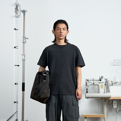 EMULOUS新款六色基础宽松微破坏潮流时尚高级感短袖半袖T恤上衣