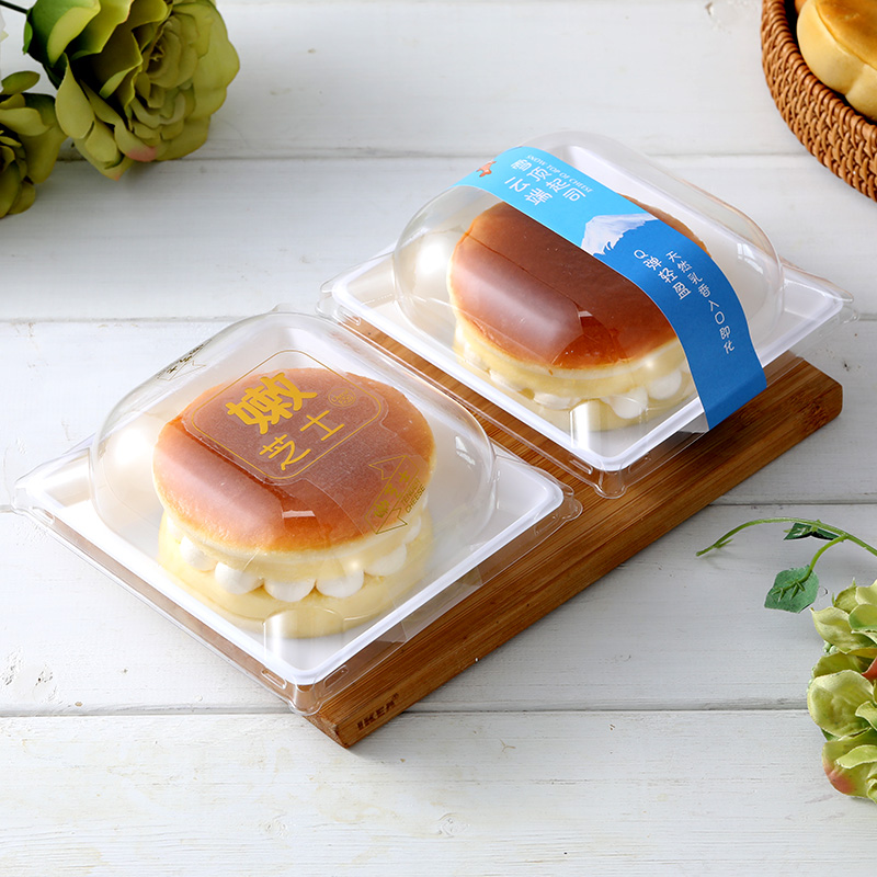 云端雪顶起司包装盒榴莲芝士盒子千层宝宝班戟蛋糕西点烘焙打包盒