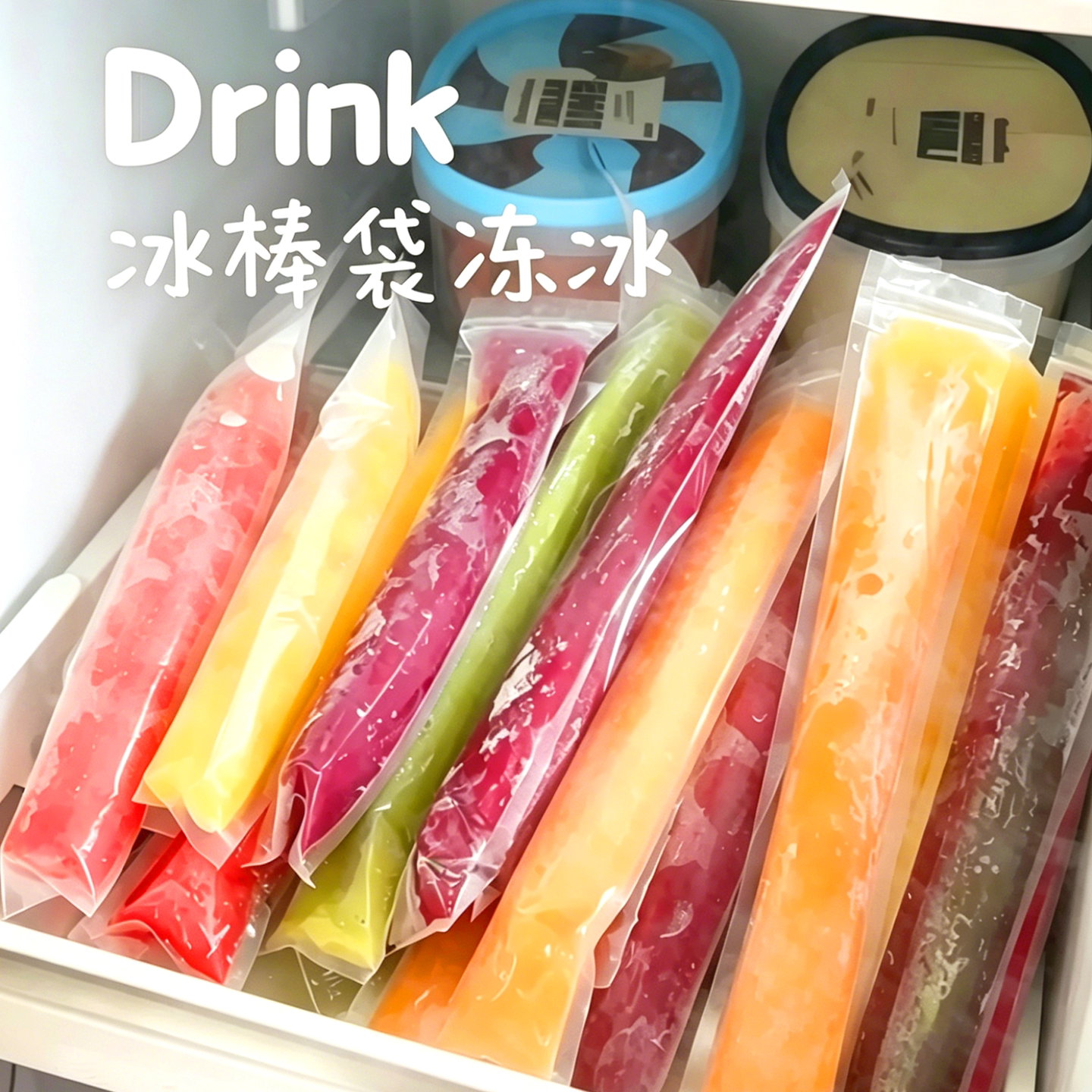 夏天冰棒模具食品一次性制冰袋自制过冬冰糕水果碎碎冰制冰神器