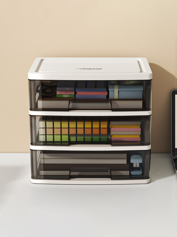 抽屉式桌面收纳盒办公室A4纸文件置物架学生书桌上文具整理储物柜,收纳整理,桌面收纳盒,淘宝优惠券,粉丝福利购,淘宝优惠卷