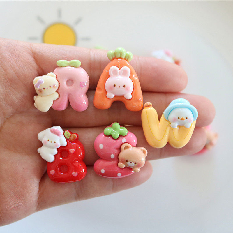 卡通英文字母小兔小狗小熊3D立体贴水杯保温杯收纳盒DIY显示屏贴,饰品/流行首饰/时尚饰品新,其他DIY饰品配件,淘宝优惠券,粉丝福利购,淘宝优惠卷