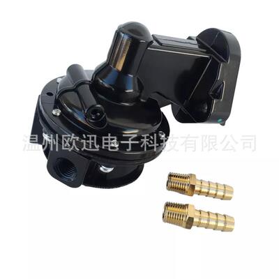 适用于小型雪佛兰黑色燃油泵机械80 GPH SBC 305 327 350 400接头