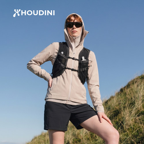 HOUDINI春夏户外女防晒跑步外套