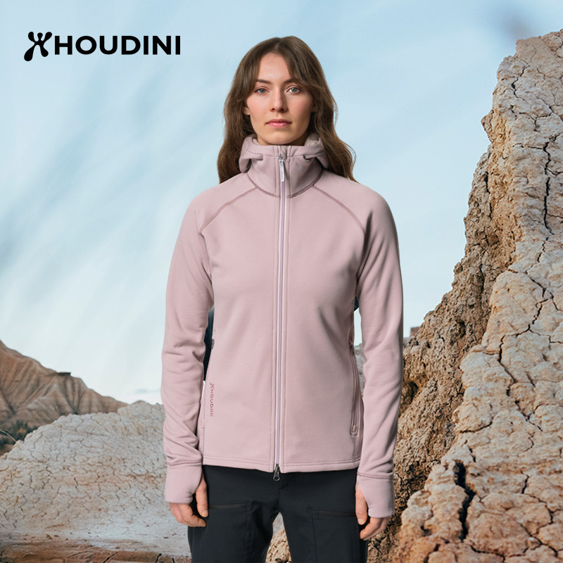 HOUDINI胡丁尼Power Houdi魔术大师户外26春秋女保暖抓绒内胆外套 - 实物图
