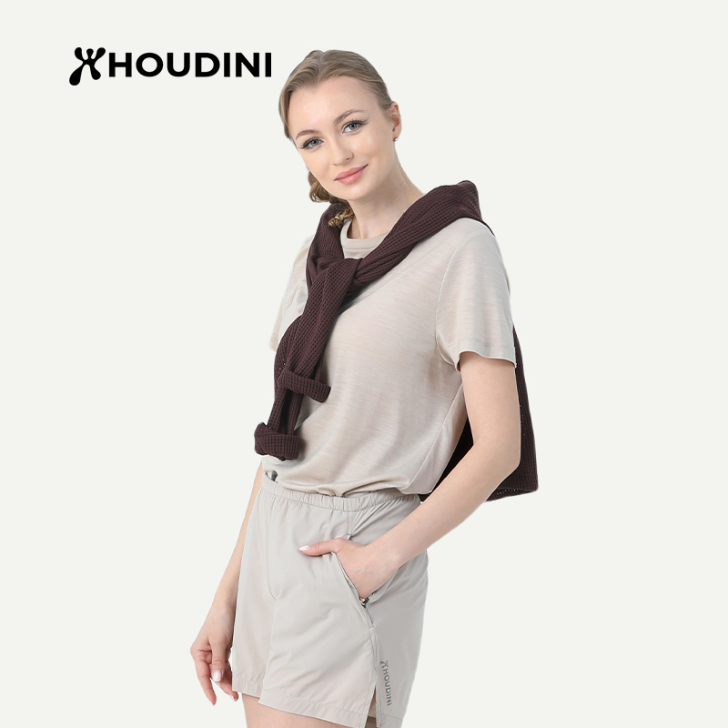 Houdini/胡丁尼女天丝凉爽短袖