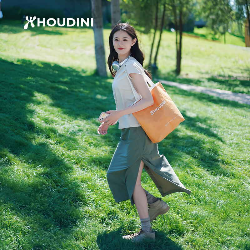 HOUDINI胡丁尼 Walkabout Skirt 旅行女户外轻量防晒中长款长裙
