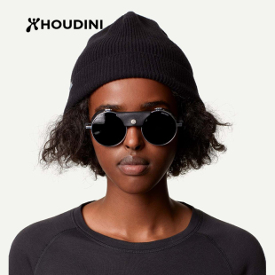 男女同款 HOUDINI胡丁尼 小屋 Hat 羊羔毛保暖护耳毛线帽 Hut