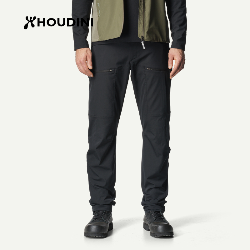 HOUDINI胡丁尼 More Pants多动男款户外春秋登山徒步防风软壳长裤