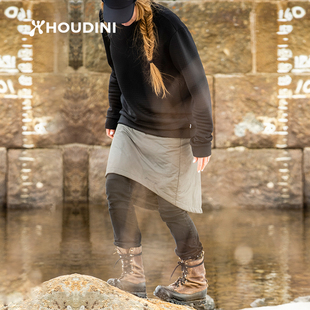 HOUDINI胡丁尼 Sleepwalker 梦游者户外秋冬男女同款保暖棉服短裙