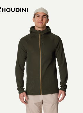 HOUDINI胡丁尼 Pace Flow Houdi 疾速男春秋遮阳网眼连帽外套