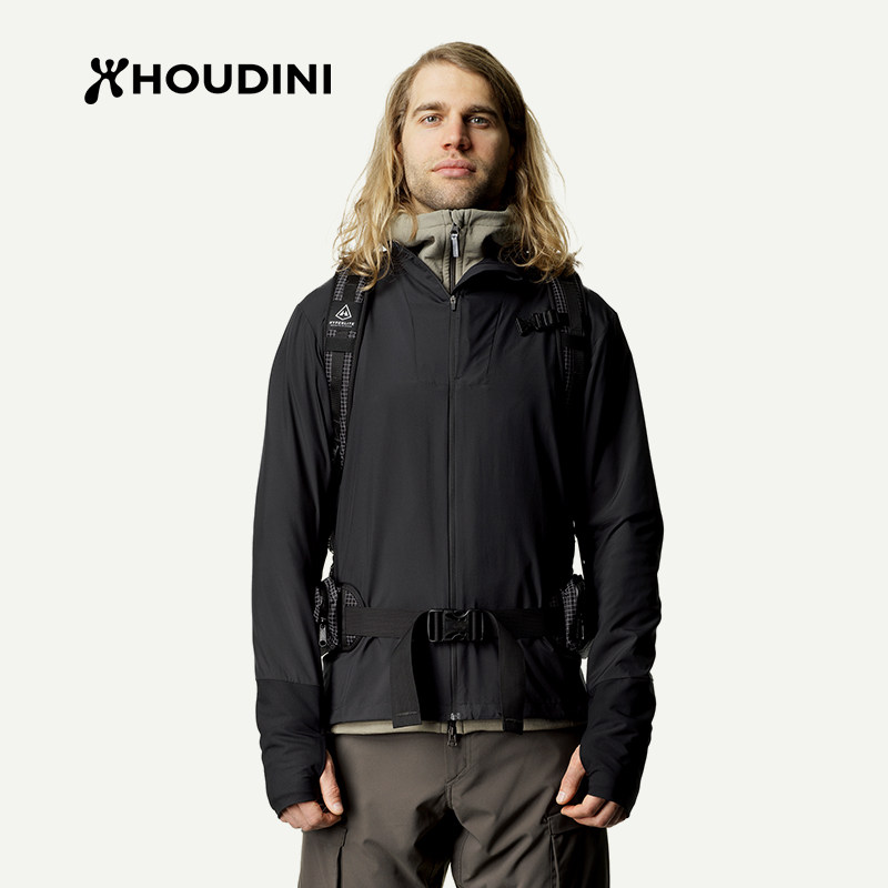 HOUDINI胡丁尼 Pace Wind Jacket风速男户外春夏轻量防晒夹克外套