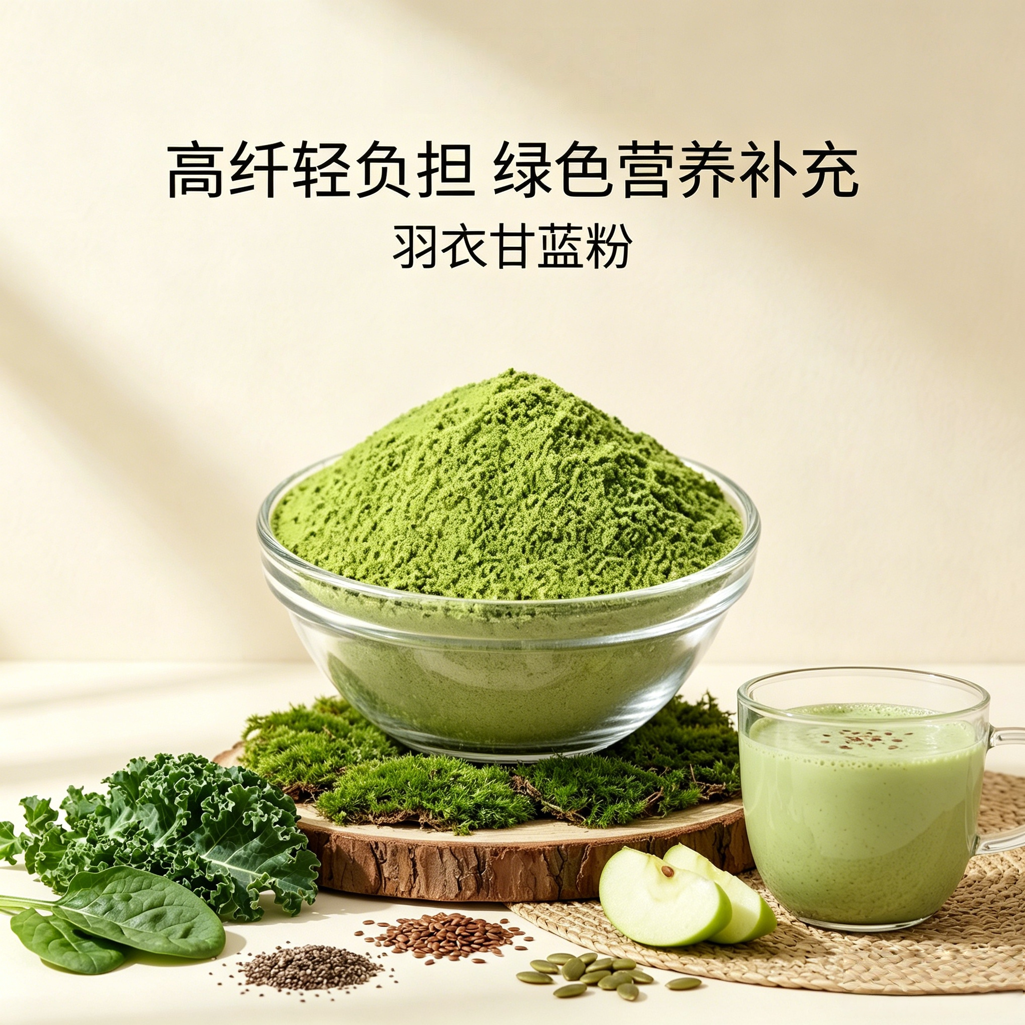 青汁膳食纤维新鲜纯蔬菜果蔬粉