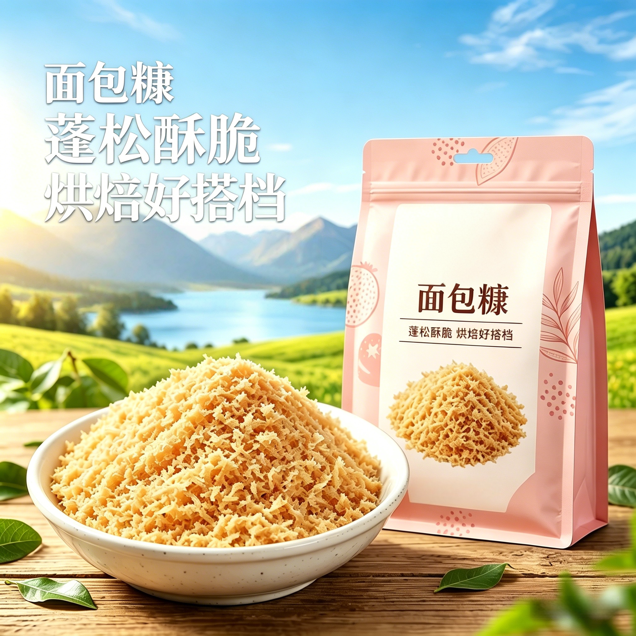 农科院面包糠正品黄金面包糠批发炸鸡腿炸南瓜饼脆皮粉香酥炸鸡粉