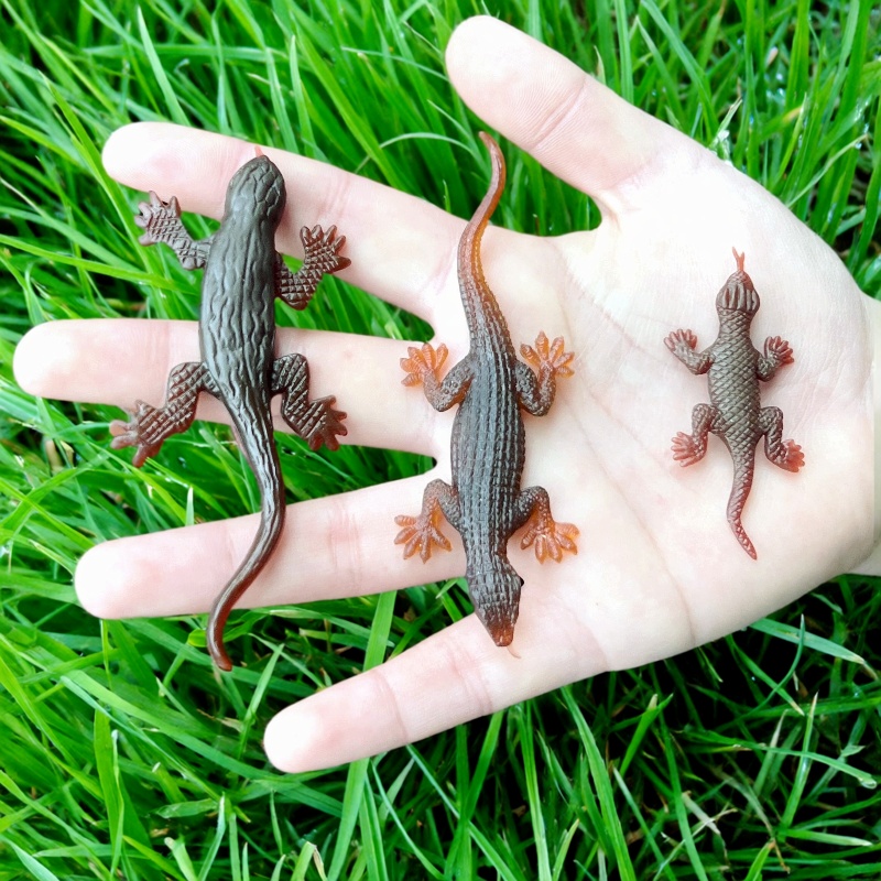 仿真小壁虎娃娃鱼塑胶玩具包邮