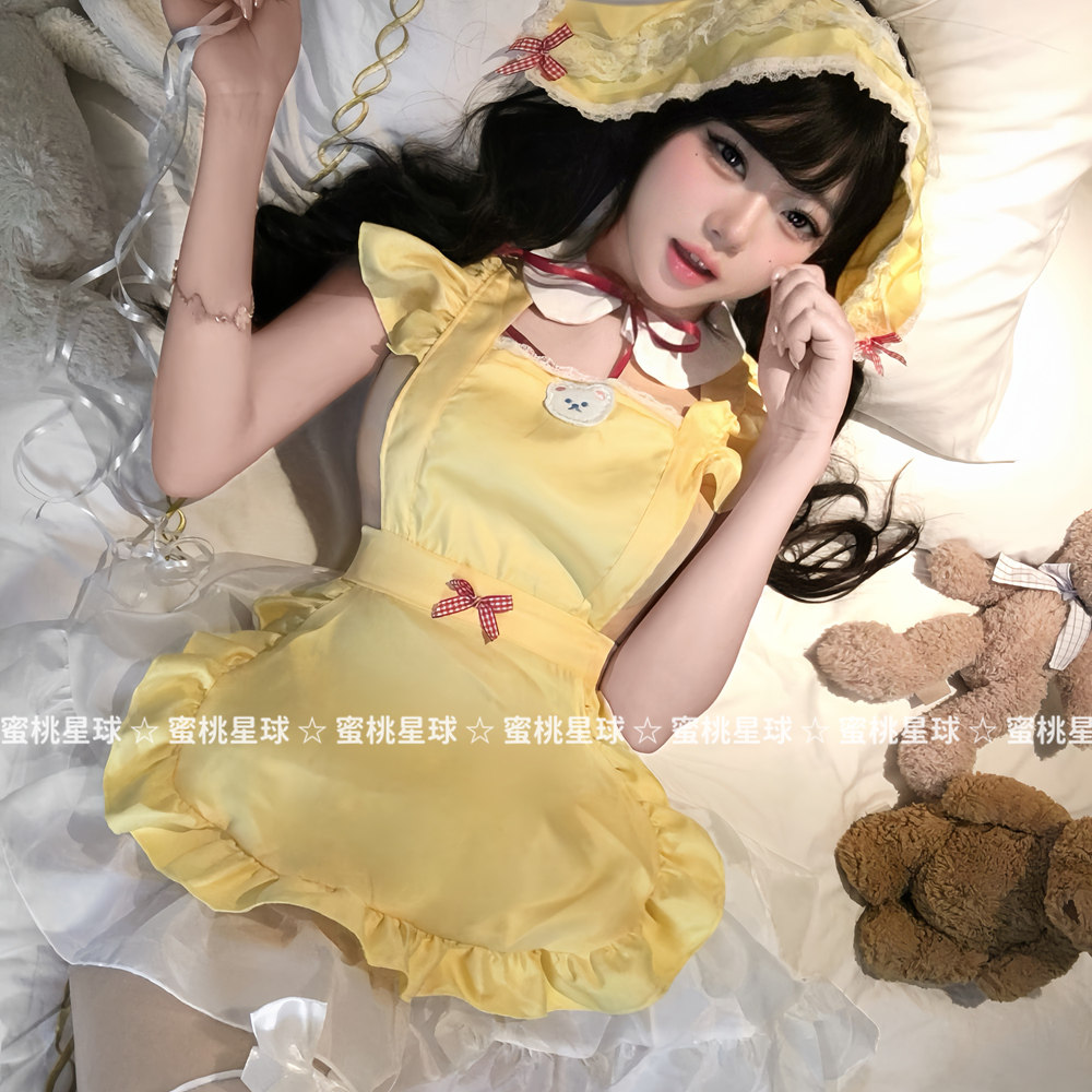 甜美洛丽塔围裙女仆cos服