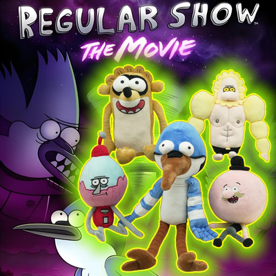 天兵公园Regular show瑞格比浣熊毛绒玩具玩偶公仔卡通礼物周边