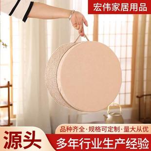 家居飘窗地垫 手工麻绳编制蒲团坐垫 榻榻米增高加厚透气拜佛垫