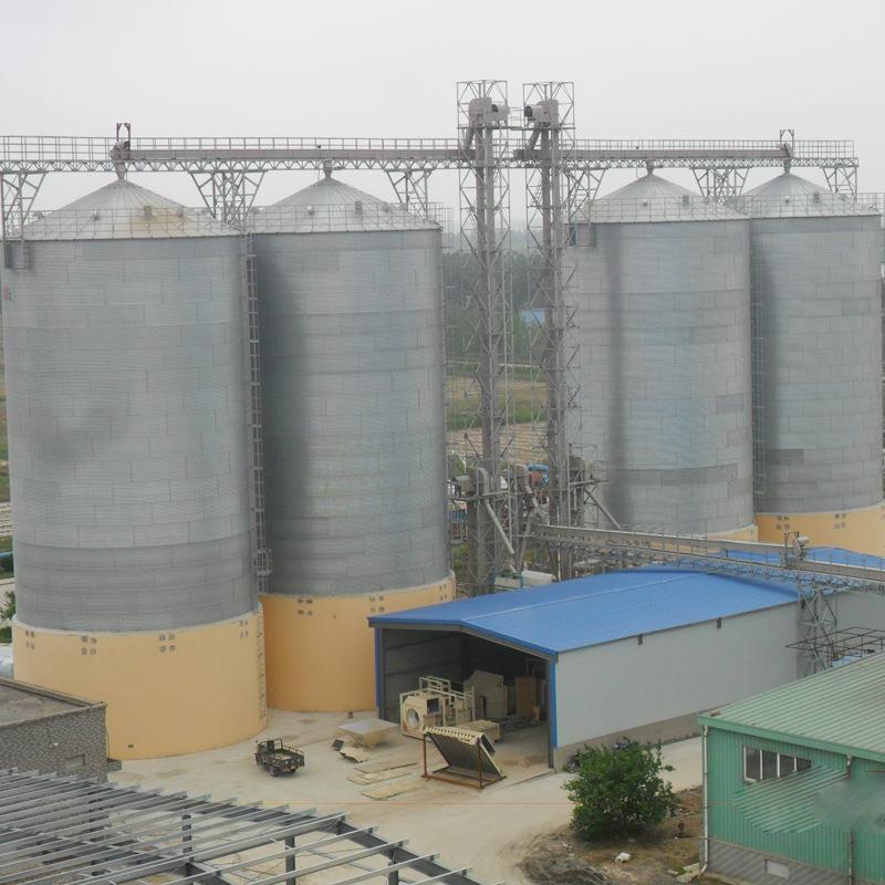 贵州地区玉米酒精厂常用大型粮仓 平底粮仓 机械化存储