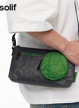 solif探险家小众防水手机包男女单肩斜挎包冬季流行新款原创包包