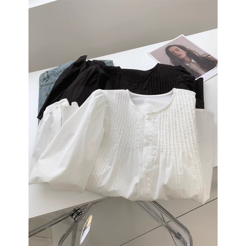 设计感袖子 春夏外出时尚哺乳喂奶宽松显瘦棉上衣月子服