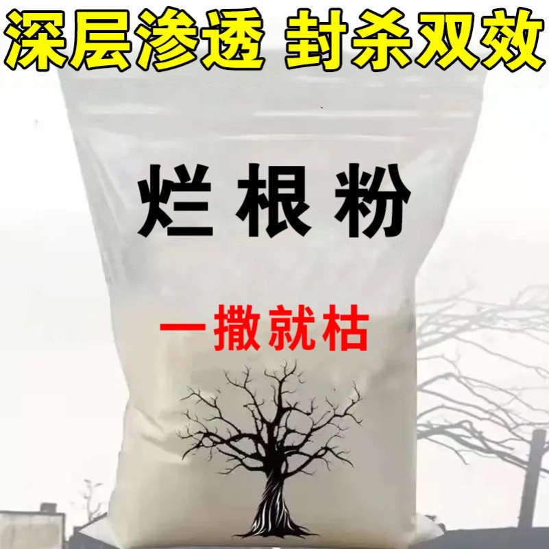 强力除草树王竹子连根除灭根粉高浓度除灌木竹林一扫光包邮不返青