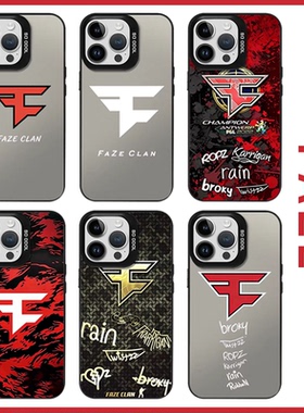 faze手机壳苹果17华为vivo队标cs战队iPhone16promax小米15pro游戏OPPO周边fazeclan队服csgo联名14海报x适配