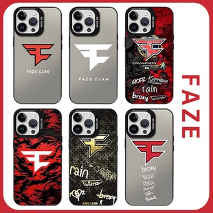 faze手机壳苹果17华为vivo队标cs战队iPhone16promax小米15pro游戏OPPO周边fazeclan队服csgo联名14海报x适配